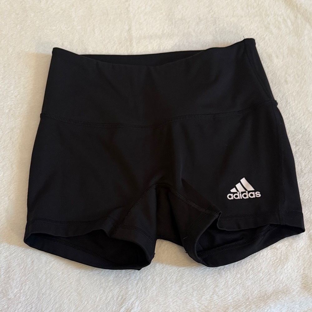 Adidas Women's Athletic Black Shorts - Picture 1 of 4